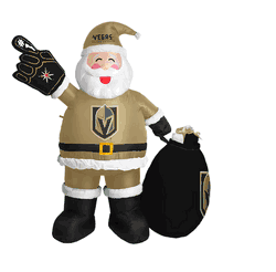 Vegas Golden Knights 7 FT Inflatable Santa