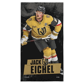 Vegas Golden Knights Jack Eichel NHL Beach Towel 30x60 Inches
