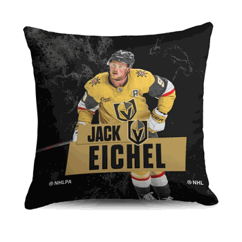 Vegas Golden Knights Jack Eichel NHL Throw Pillow 18X18 Inches