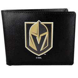 Vegas Golden Knights Leather Bi-fold Wallet, Large Logo