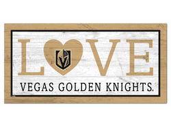 Vegas Golden Knights Love 6x12 Sign