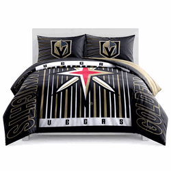 Vegas Golden Knights Momentum Bedding Comforter Set F/Q