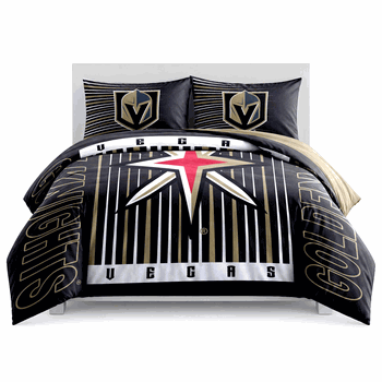 Vegas Golden Knights Momentum Bedding Comforter Set F/Q