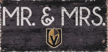 Vegas Golden Knights Mr. & Mrs. Sign
