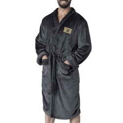 Vegas Golden Knights NHL Black Snipe L/XL Silk Touch Robe 26x47 Inches