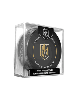 Vegas Golden Knights NHL Hockey Official Game Puck IN CUBE