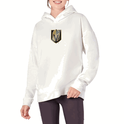 Vegas Golden Knights NHL Kadi Hoodie with Zipper Pockets White Small
