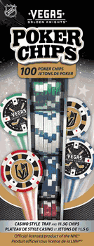 Vegas Golden Knights NHL Poker Chips 100pc