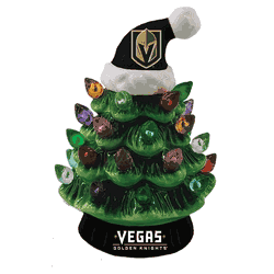 Vegas Golden Knights Ornament Christmas Tree LED 4 Inch