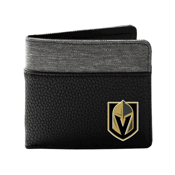 Vegas Golden Knights Pebble BiFold Wallet BLCK