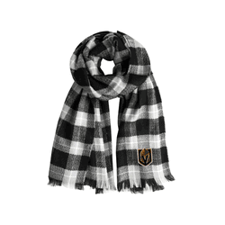 Vegas Golden Knights Plaid Blanket Scarf BL-GRY