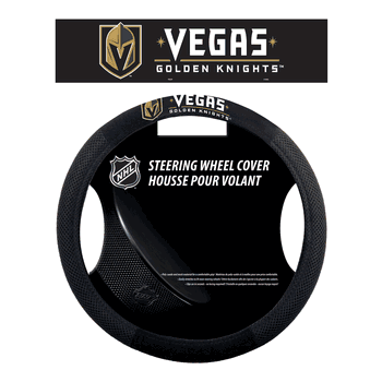Vegas Golden Knights Poly-Suede Steering Wheel Cover