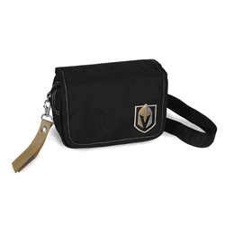 Vegas Golden Knights Ribbon Waist Pack Purse Black
