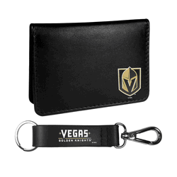 Vegas Golden Knights Weekend Bi-fold Wallet & Strap Key Chain