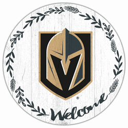 Vegas Golden Knights Welcome 12in Circle