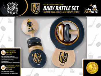 Vegas Golden Knights Wood Rattle Set