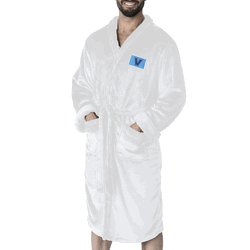 Villanova Wildcats NCAA White Out Silk Touch Robe Large/XLarge