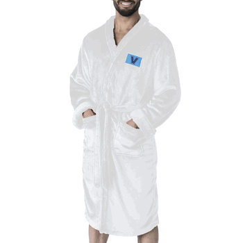 Villanova Wildcats NCAA White Out Silk Touch Robe Large/XLarge