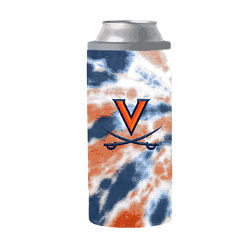Virginia Cavaliers 12oz Tie Dye Slim Can Coolie