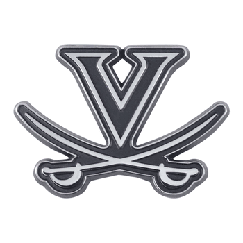 Virginia Cavaliers 3D Chrome Metal Emblem