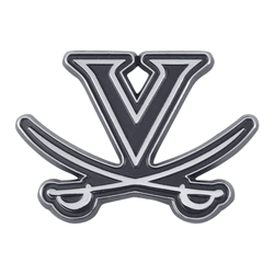 Virginia Cavaliers 3D Chrome Metal Emblem