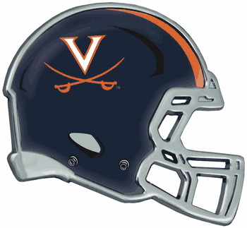 Virginia Cavaliers Auto Emblem - Helmet
