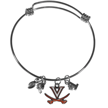 Virginia Cavaliers Charm Bangle Bracelet
