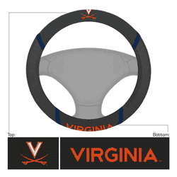 Virginia Cavaliers Embroidered Steering Wheel Cover