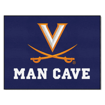 Virginia Cavaliers Man Cave All-Star Rug - 34 in. x 42.5 in.
