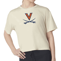 Virginia Cavaliers NCAA Kadi Turnout Tee Bone Medium