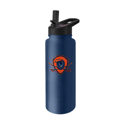 Virginia Cavaliers Quencher Logo Flip Top Water Bottle