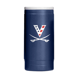 Virginia Cavaliers Red White & HOO 12oz Flipside Powdercoat SlimCan Coolie