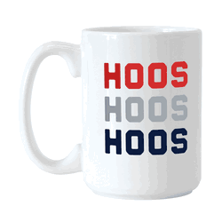 Virginia Cavaliers Red White & HOO 15oz Sublimated Mug