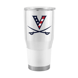 Virginia Cavaliers Red White & HOO 30oz Flipside Stainless Steel Tumbler