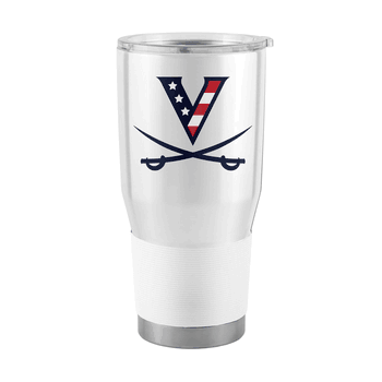 Virginia Cavaliers Red White & HOO 30oz Flipside Stainless Steel Tumbler