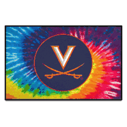 Virginia Cavaliers Tie Dye Starter Mat Accent Rug - 19in. x 30in.