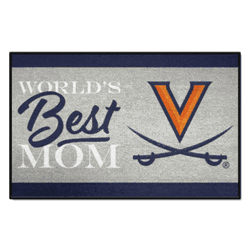 Virginia Cavaliers World's Best Mom Starter Mat Accent Rug - 19in. x 30in.