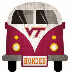 Virginia Tech Hokies 12" Team Bus Sign