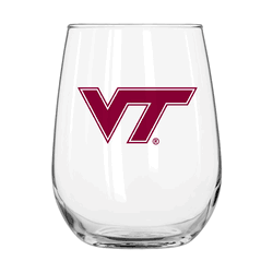 Virginia Tech Hokies 16oz Gameday Curved Beverage Glass
