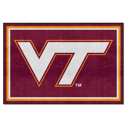 Virginia Tech Hokies 5ft. x 8 ft. Plush Area Rug