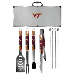 Virginia Tech Hokies 8 pc Tailgater BBQ Set