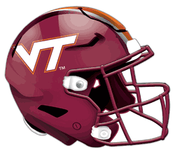 Virginia Tech Hokies Authentic Helmet Cutout 24"
