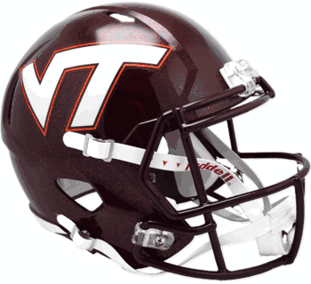 Virginia Tech Hokies  Authentic Speed Full Size Football Helmet