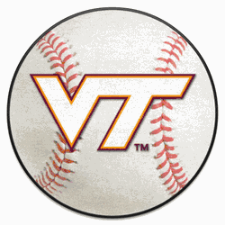 Virginia Tech Hokies Baseball Rug - 27in. Diameter