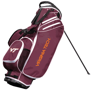 Virginia Tech Hokies Birdie Golf Stand Bag White - Maroon