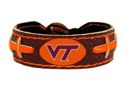 Virginia Tech Hokies Bracelet Team Color Football CO