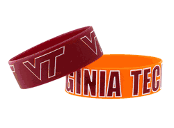 Virginia Tech Hokies Bracelets - 2 Pack Wide