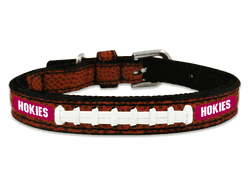 Virginia Tech Hokies Classic Leather Toy Football Collar