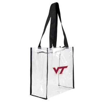 Virginia Tech Hokies Clear Square Stadium Tote