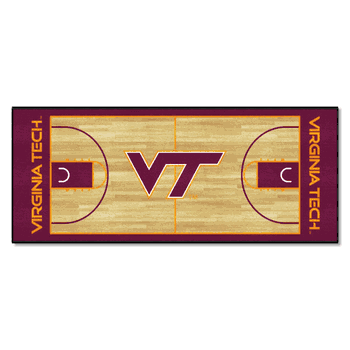 Virginia Tech Hokies Court Runner Rug - 30in. x 72in.